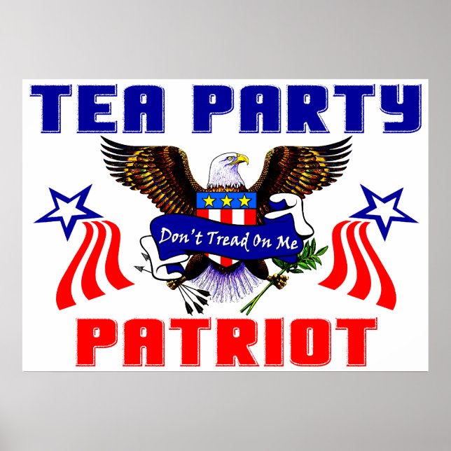 Affiches Patriote du Tea Party (Devant)