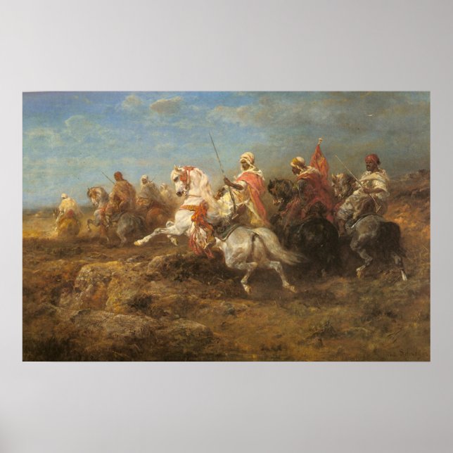 Affiches Patrouille arabe Adolf Schreyer (Devant)