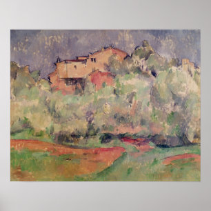 Affiches Paul Cezanne La Maison à Bellevue, 1888-92