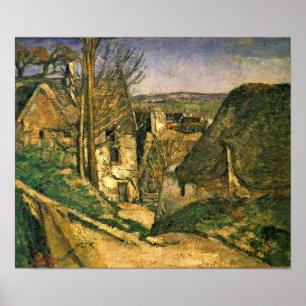 Affiches Paul Cezanne - la maison de l'homme pendu