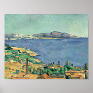 Affiches Paul Cezanne - Le golfe de Marseille