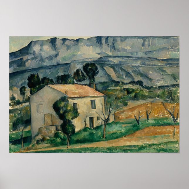 Affiches Paul Cezanne - Maison en Provence (Devant)