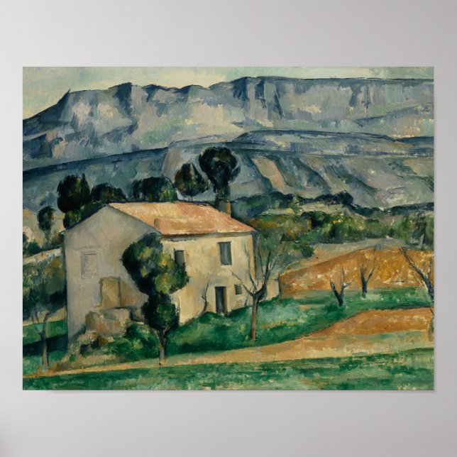 Affiches Paul Cezanne - Maison en Provence (Devant)