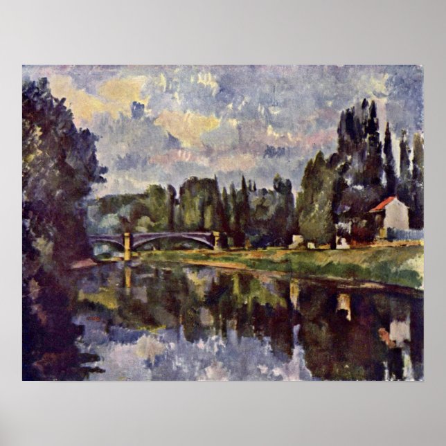 Affiches Paul Cezanne - Marne-shore (Devant)