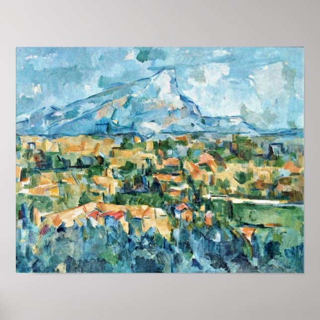 Affiches Paul Cezanne - Mont Sainte-Victoire (Devant)