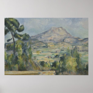 Affiches Paul Cezanne - Montagne Saint-Victoire
