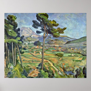 Affiches Paul Cezanne - Paysage avec Viaduc