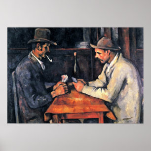 Affiches Paul Cezanne - Two card players