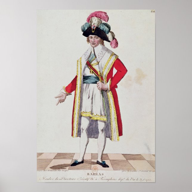 Affiches Paul François Jean Nicolas Vicomte de Barras (Devant)