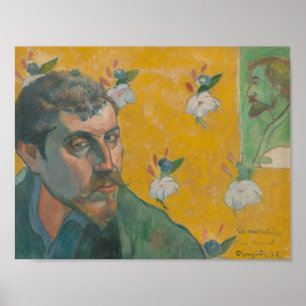 Affiches Paul Gauguin - Autoportrait avec portrait