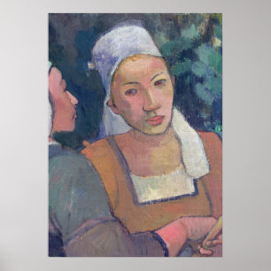 Affiches Paul Gauguin Breton Peasants, 1894 (huile sur ca