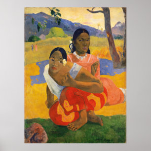 Affiches PAUL GAUGUIN - ipoipo 1892 de faa de Nafea