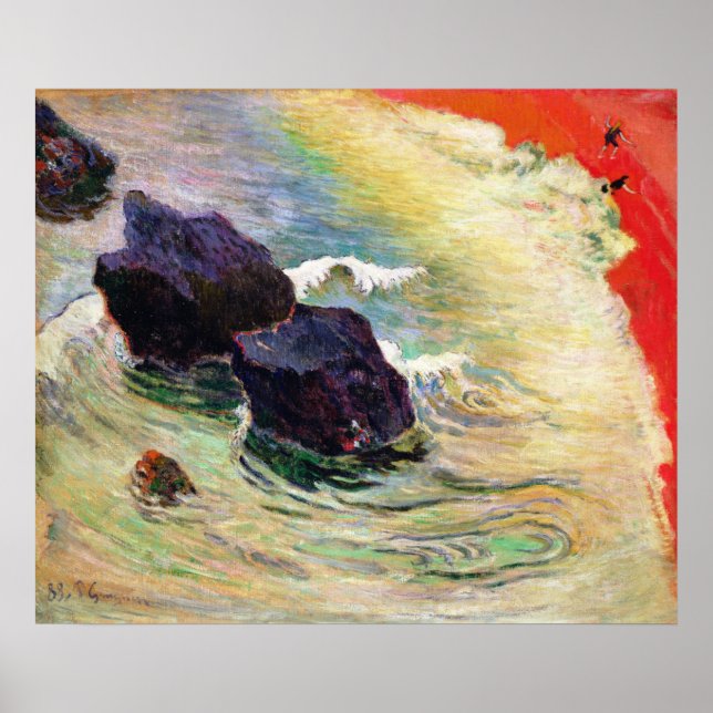 Affiches Paul Gauguin | La Vague (Devant)