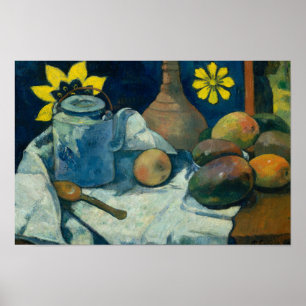 Affiches Paul Gauguin - la vie toujours avec la théière et