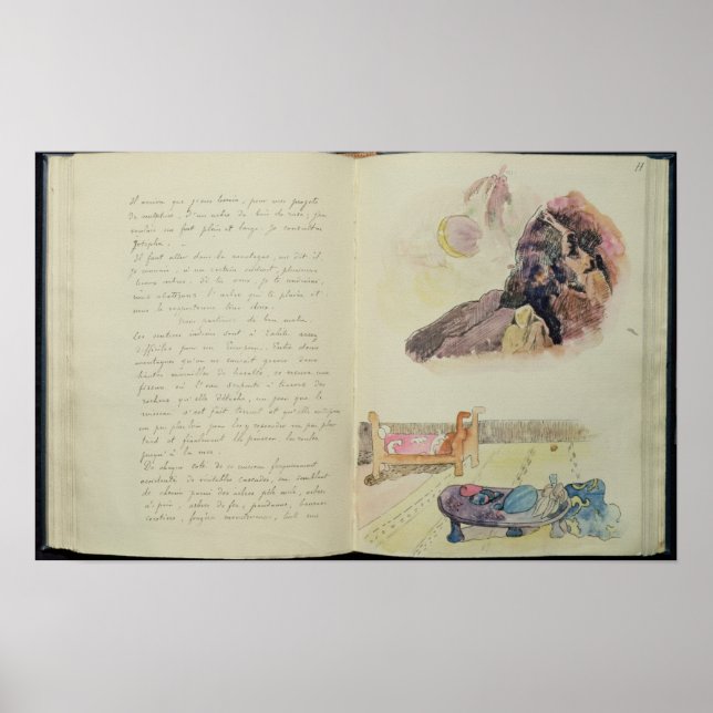 Affiches Paul Gauguin | Pages from 'Noa Noa', 1893-94 (Devant)