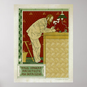 Affiches Paul Hankar, Architecte