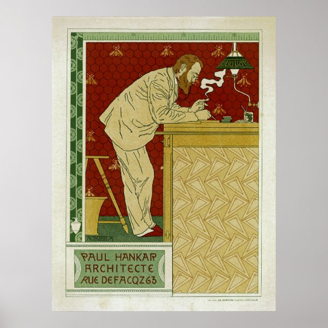 Affiches Paul Hankar, Architecte (Devant)