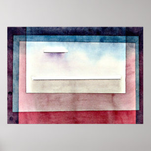 Affiches Paul Klee art: Resting, painting by Paul Klee