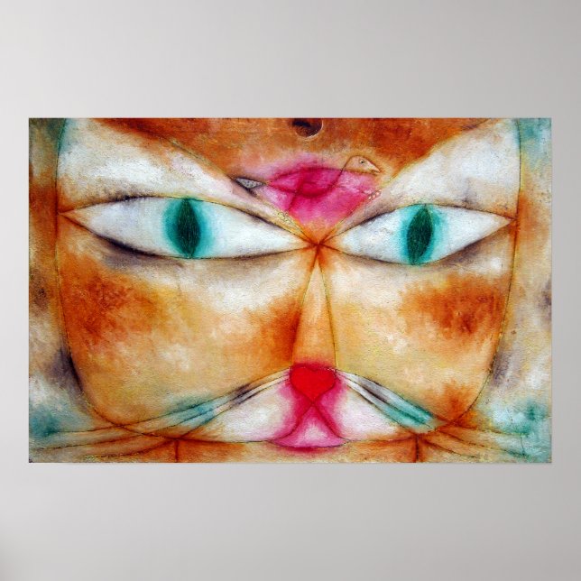 Affiches Paul Klee Cat et Bird (Devant)