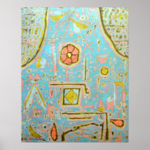 Affiches Paul Klee Efflorescence