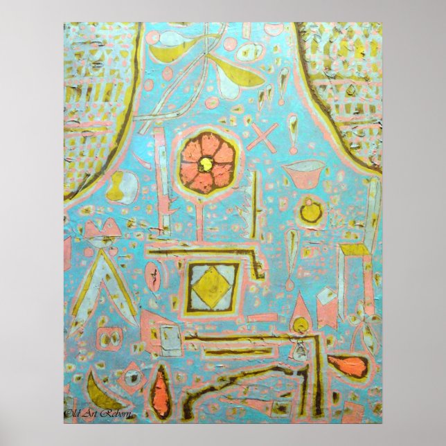 Affiches Paul Klee Efflorescence (Devant)