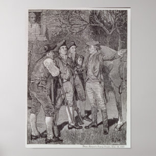 Affiches Paul Revere à Lexington