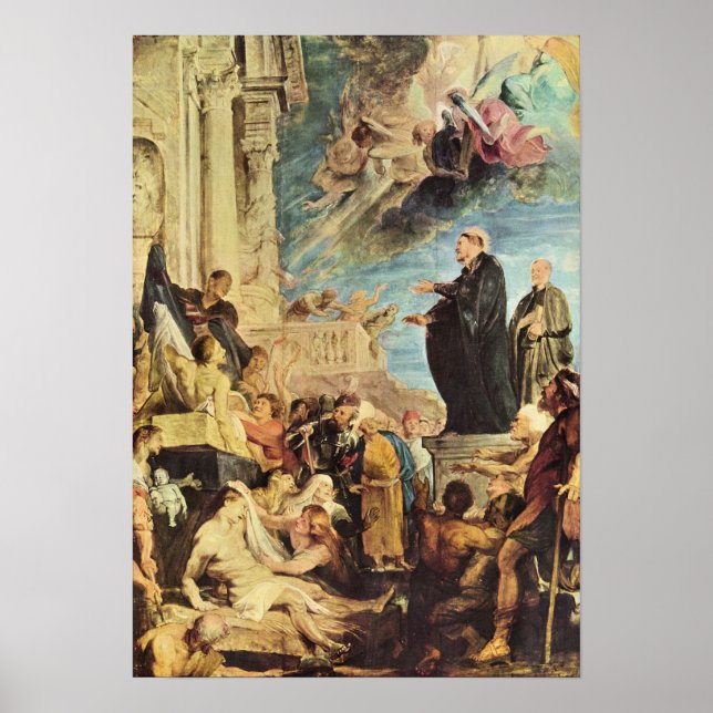 Affiches Paul Rubens - Le miracle de saint François Xavier (Devant)