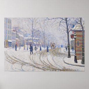 Affiches Paul Signac - Neige, Boulevard de Clichy, Paris