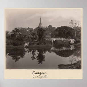 Affiches Pavillon de l'île dans le jardin de Cantanement