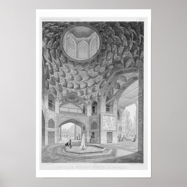 Affiches Pavillon des Huit Paradis, à Ispahan, de (Devant)