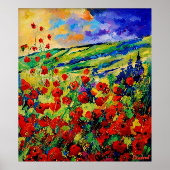 Affiches Pavot rouge 78 (Devant)