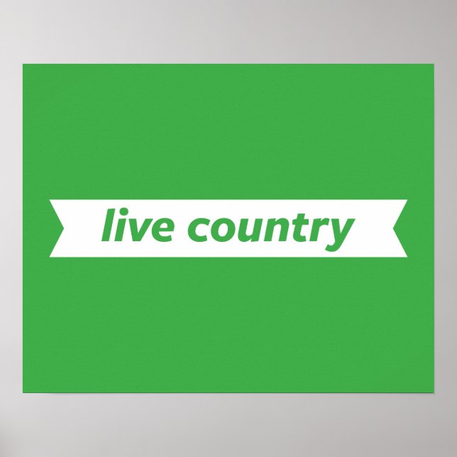 Affiches Pays Live (Devant)