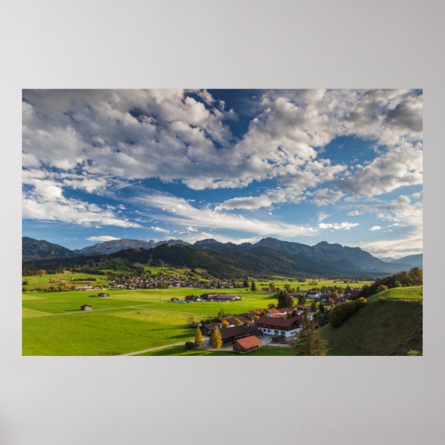 Affiches Paysage alpin de Bavière (Devant)