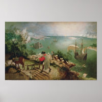 Paysage avec la chute d'Icarus, c.1555