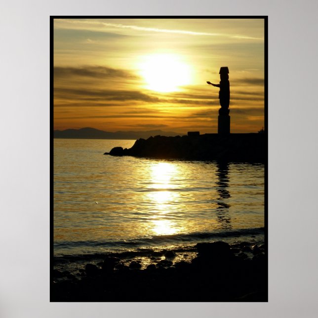 Affiches Paysage canadien Côte Ouest Imprimer (Devant)