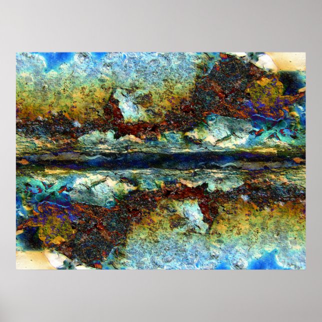 Affiches Paysage de la rouille (Devant)