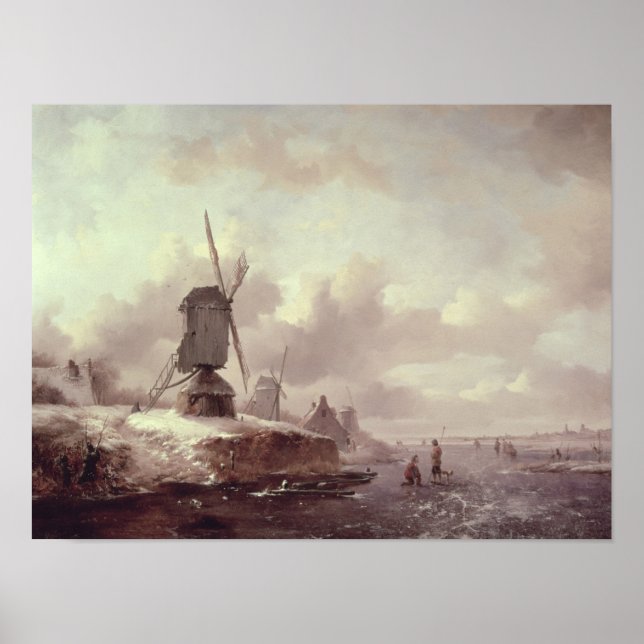 Affiches Paysage d'hiver 2 (Devant)