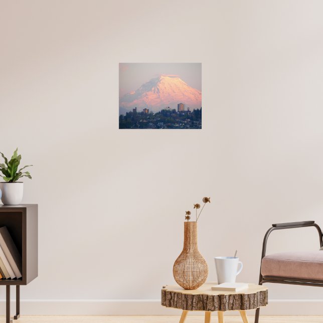 Affiches Paysage du Mont Rainier Alpenglow (Salon 3)
