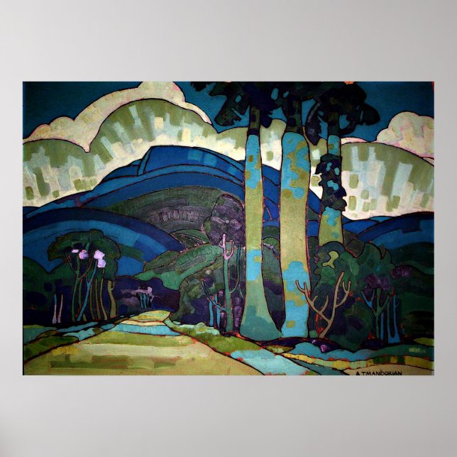 Affiches Paysage hawaïen (Devant)