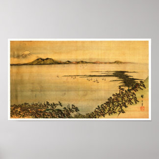 Affiches Paysage Hiroshige Art Japonais
