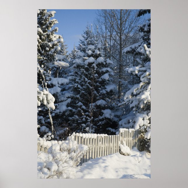 Affiches Paysage hivernal (Devant)