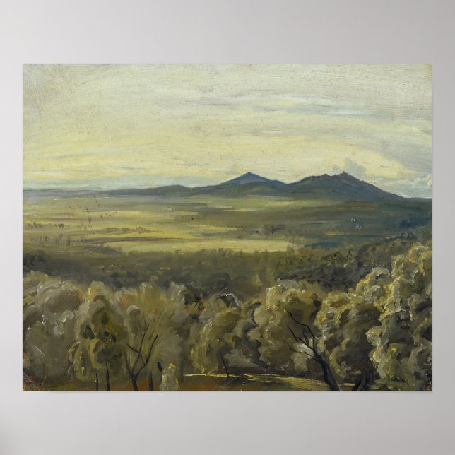 Affiches Paysage italien, 1833 (Devant)