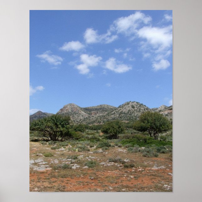 Affiches Paysage méditerranéen (Devant)