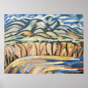 Affiches Paysage, Nouveau-Mexique par Marsden Hartley, Beau