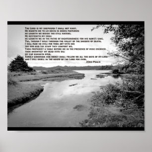 Affiches Paysage photo du 23e Psaume