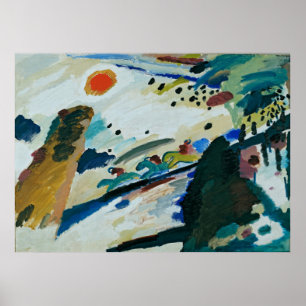 Affiches Paysage romantique par Wassily Kandinsky
