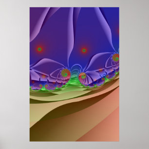 Affiches Paysage roswellien   Arc-en-ciel Fractal Art