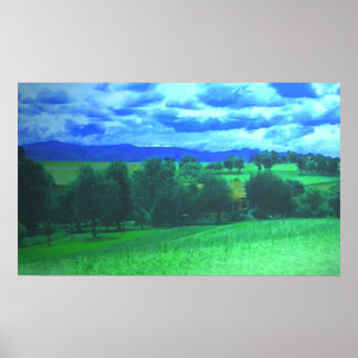 Affiches Paysage rural Couleur de l'eau