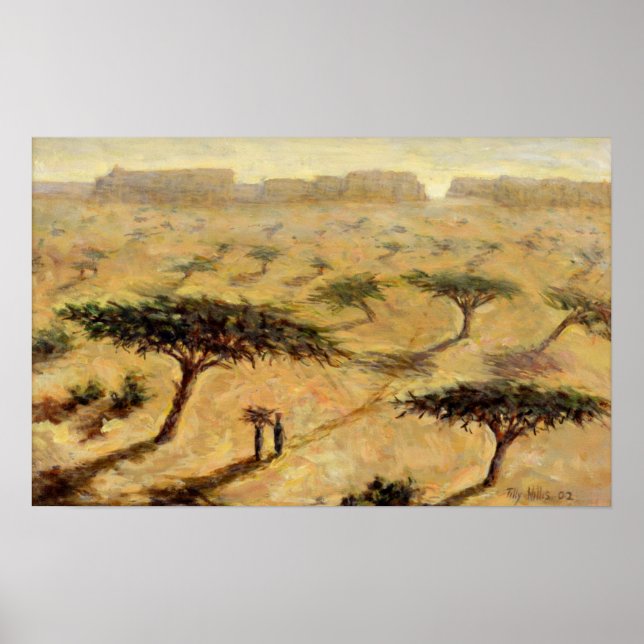 Affiches Paysage sahélien 2002 (Devant)