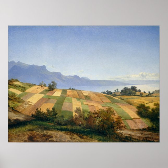 Affiches Paysage suisse par Alexandre Calame (Devant)